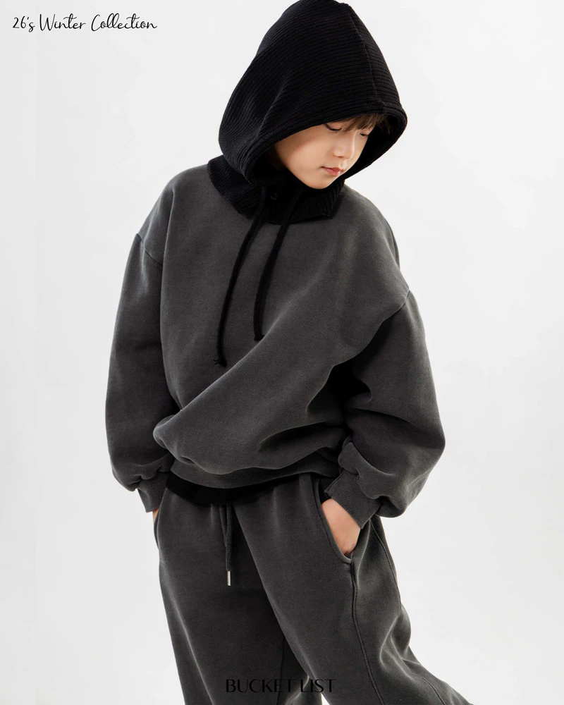 Fleeced Dyeing Sweatshirt by Bucket List for Child - view 7