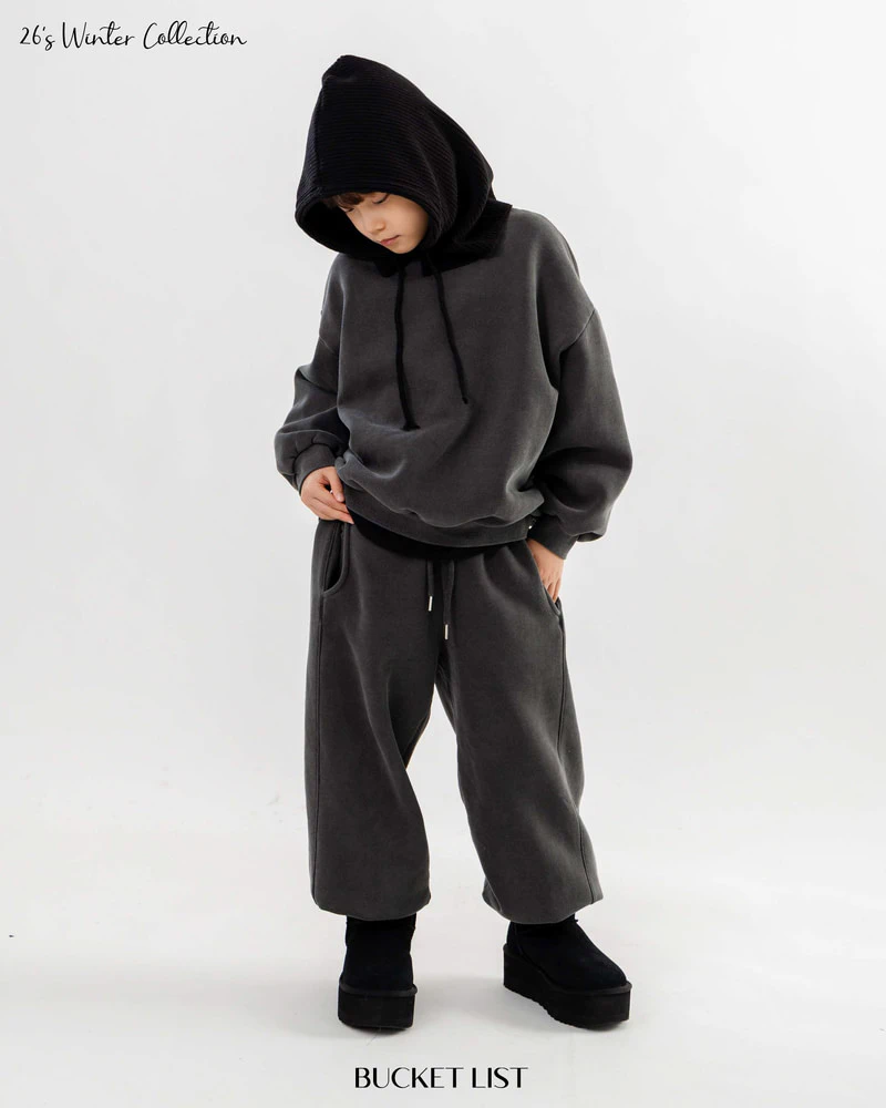 Fleeced Dyeing Sweatshirt by Bucket List for Child - view 9