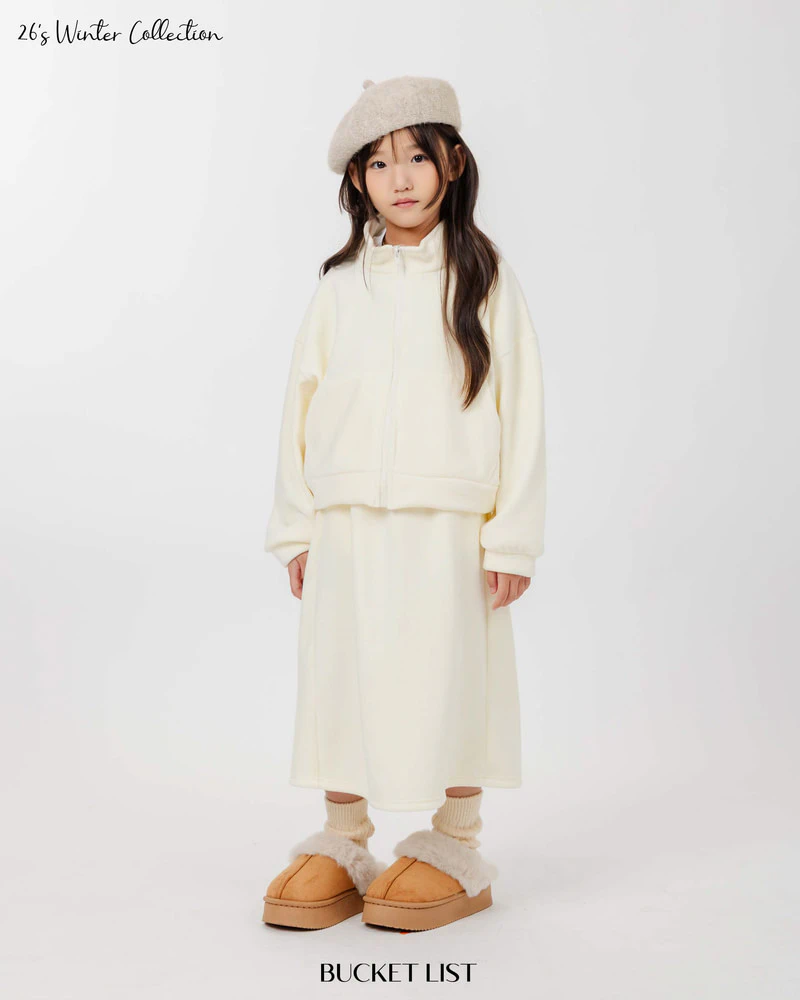 Mink Crop Zip-Up by Bucket List for Child - view 4