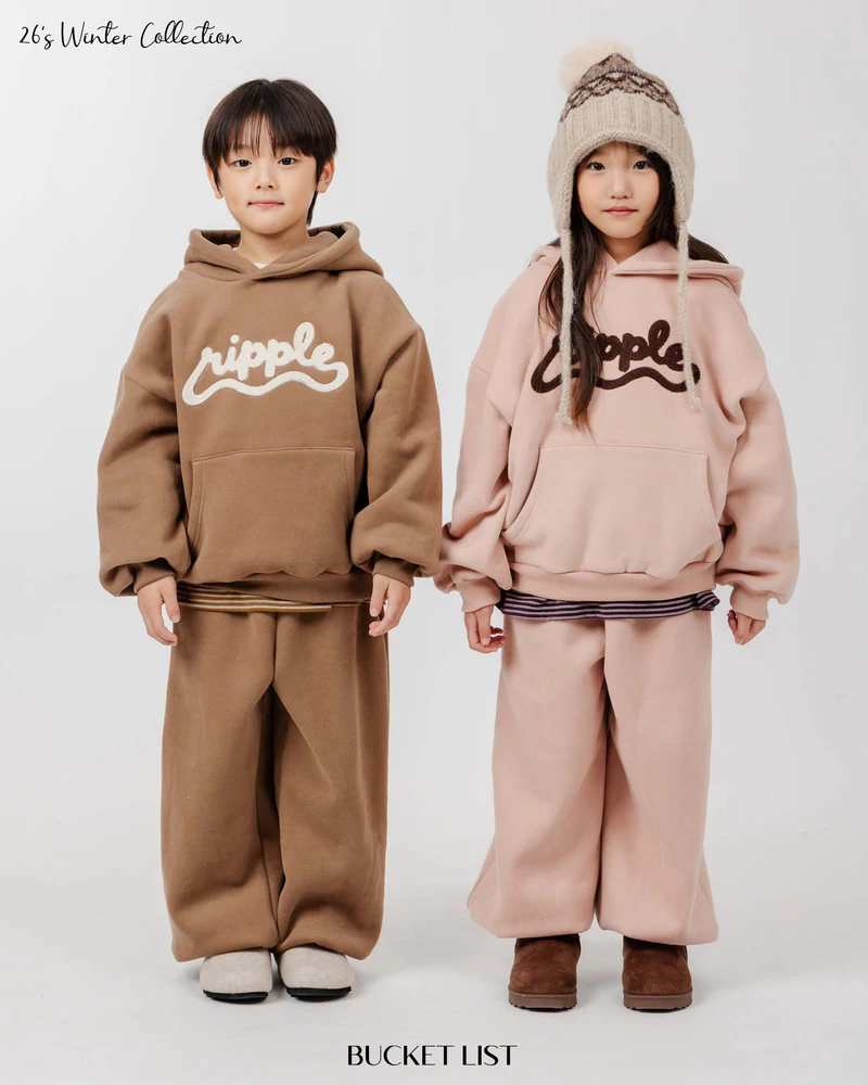 Milky Boucle Hood Tee by Bucket List for Child - view 4