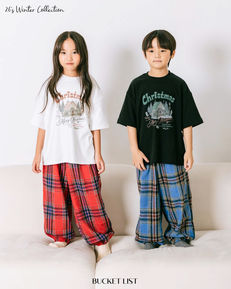 Christmas Fleeced Short Sleeve Tee by Bucket List for Child - view 2