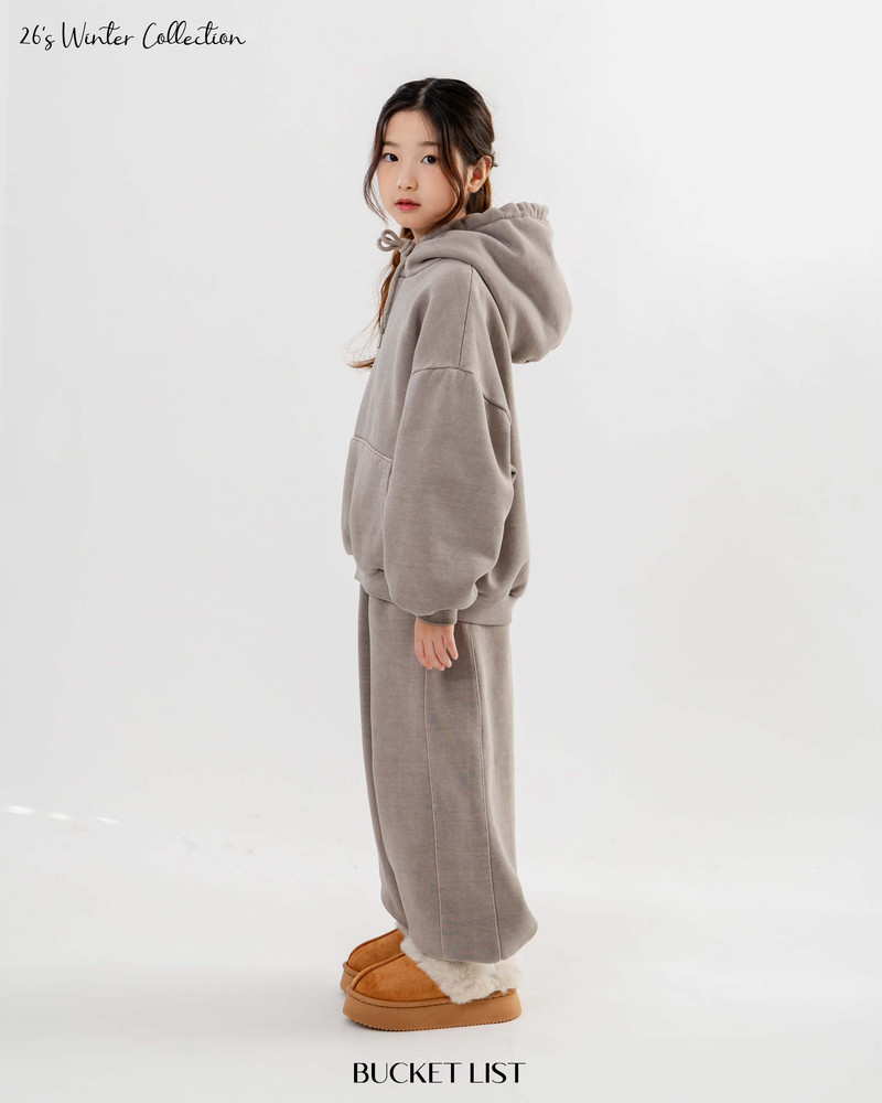 Fleeced Dyeing Jogger Pants by Bucket List for Child - view 7