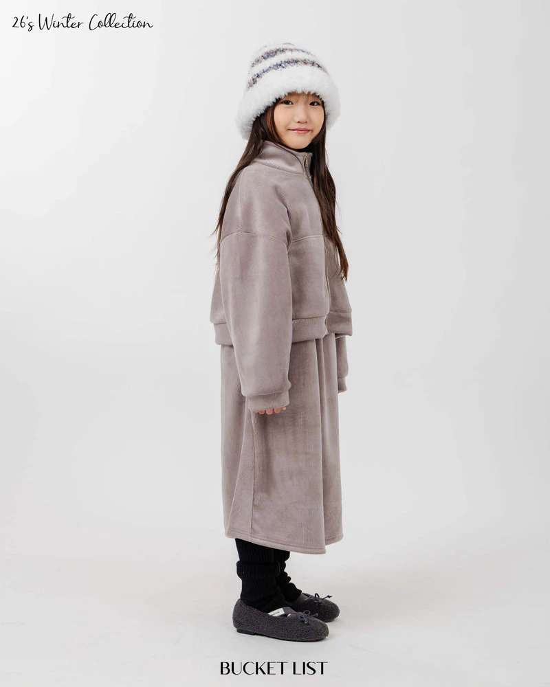 Mink Crop Zip-Up by Bucket List for Child - view 6
