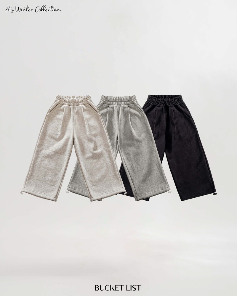 Fleeced Wide Sweatpants by Bucket List for Child - view 1