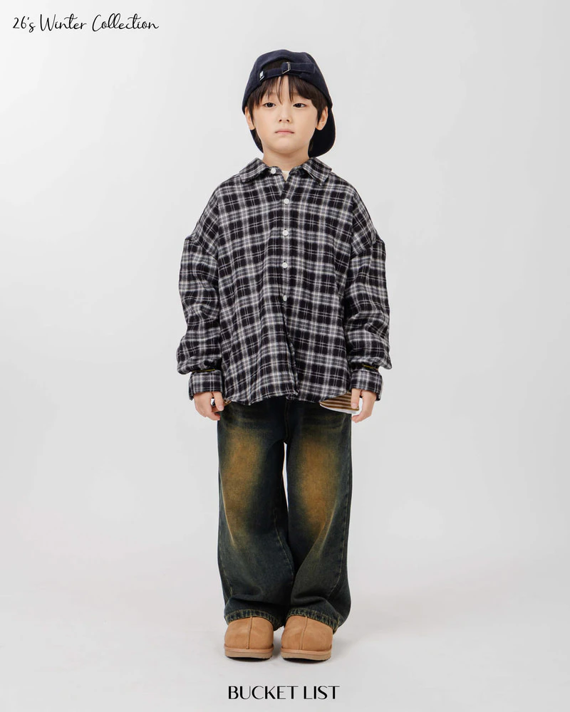 Tint Check Shirt by Bucket List for Child - view 6