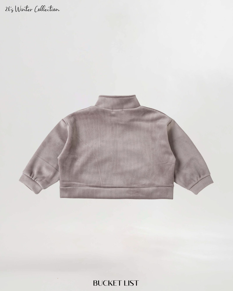 Mink Crop Zip-Up by Bucket List for Child - view 12