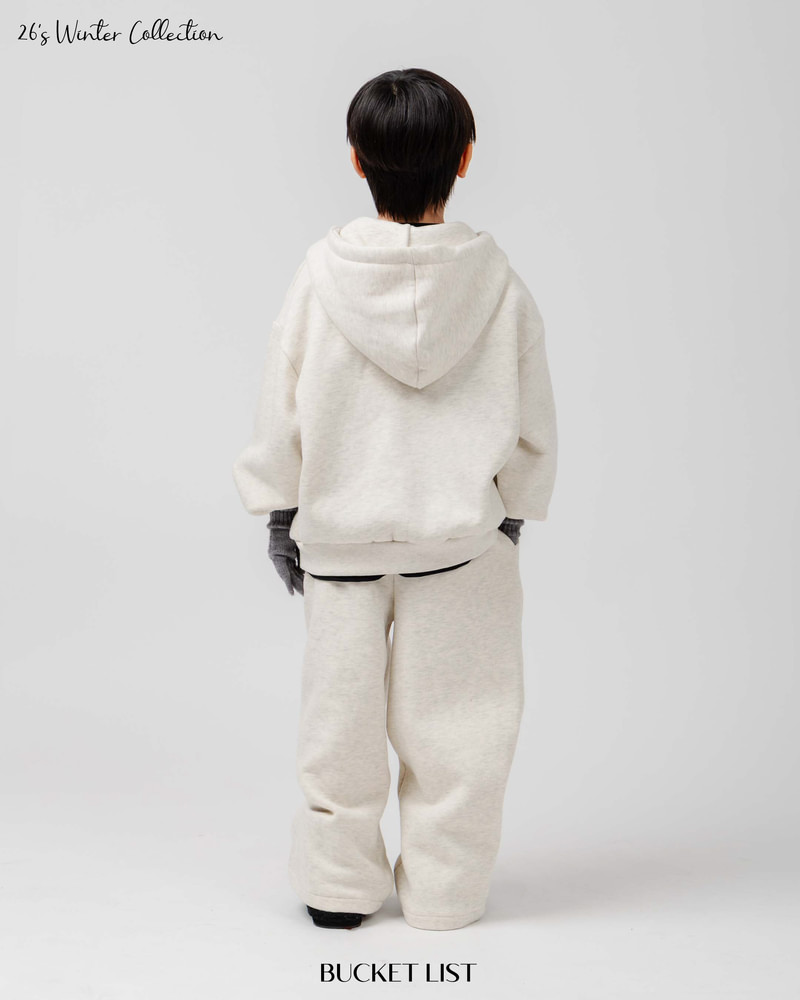 Fleeced Wide Sweatpants by Bucket List for Child - view 8