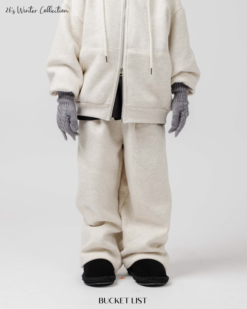 Fleeced Wide Sweatpants by Bucket List for Child - view 9