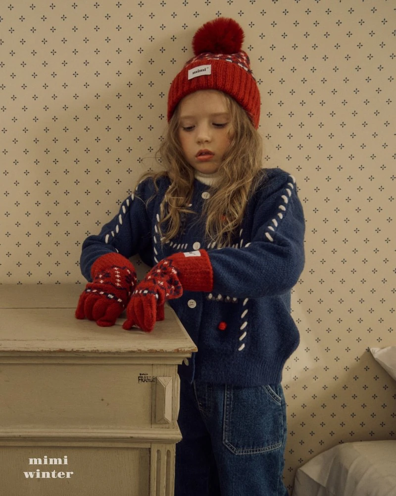 Jacquard Gloves by Bymimi for Child - view 4
