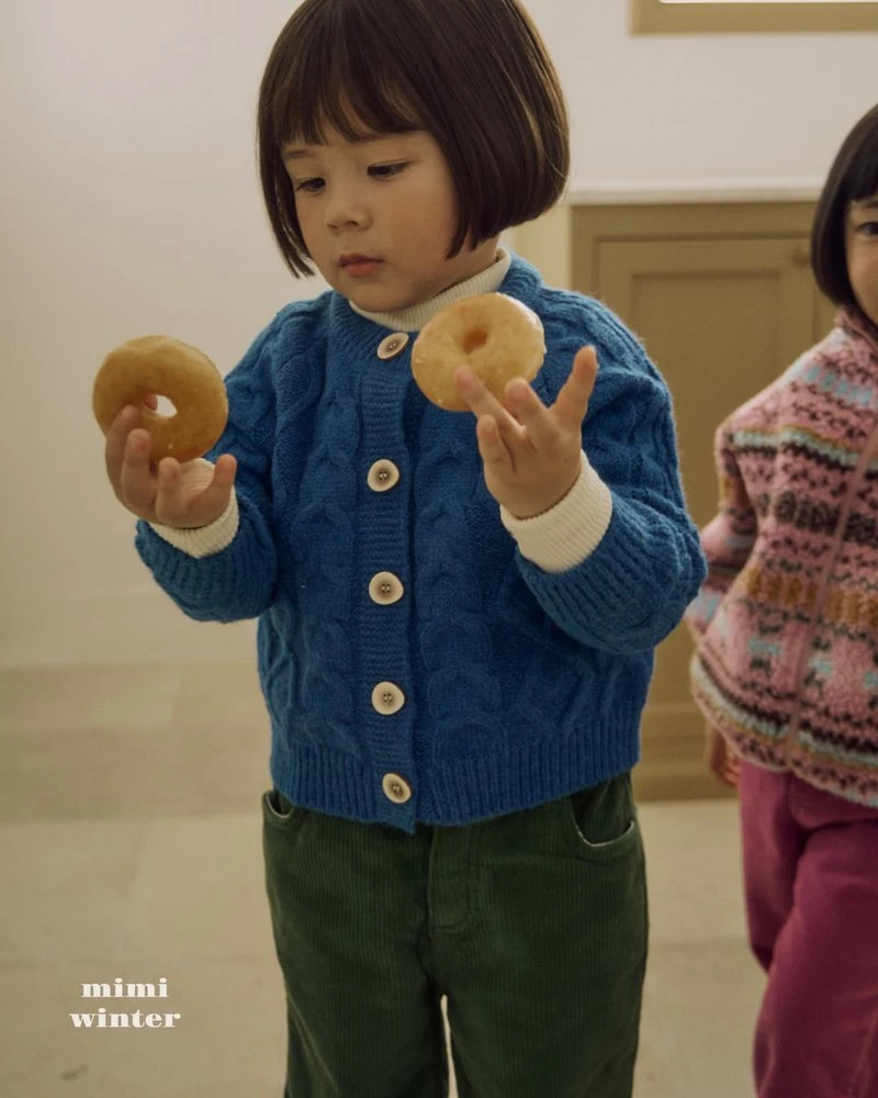 Cable Cardigan by Bymimi for Child - view 5