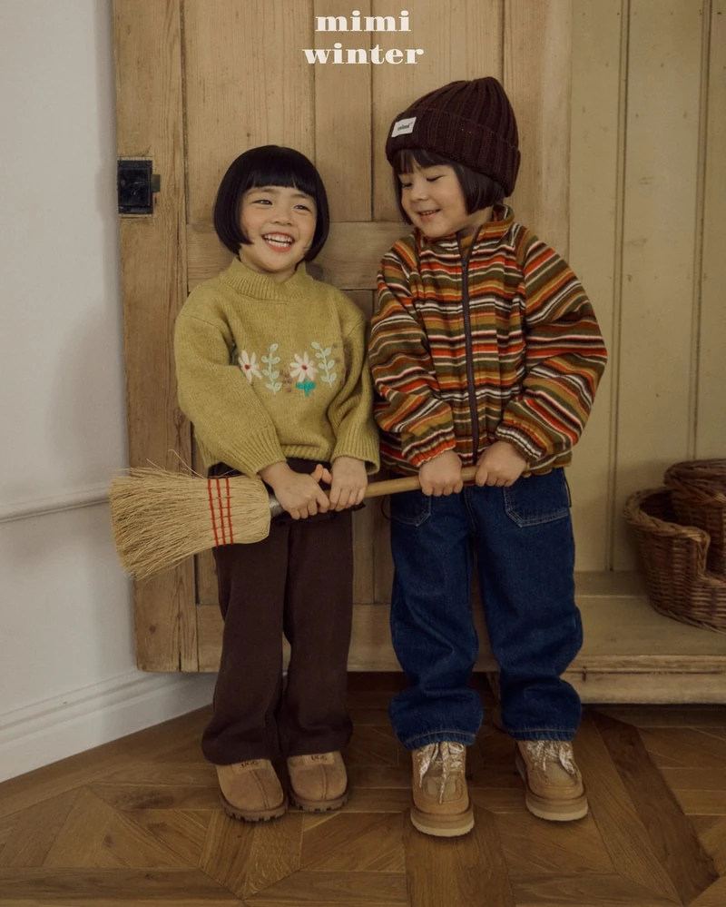 Warm Denim Pants by Bymimi for Child - view 5