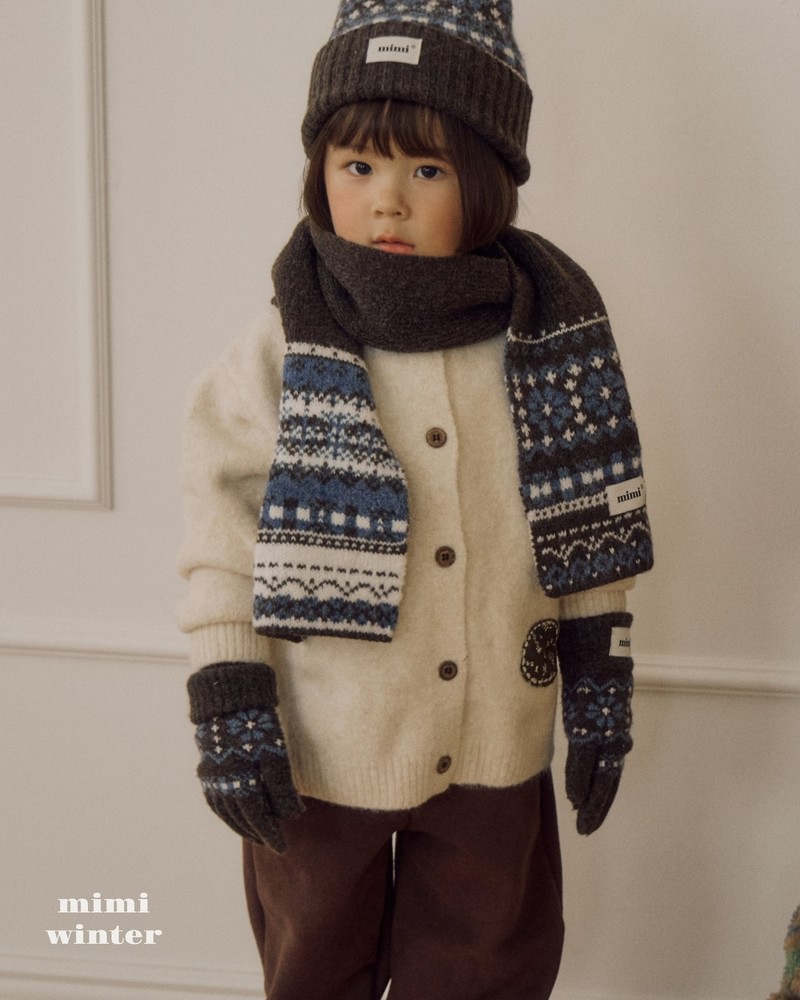Jacquard Muffler by Bymimi for Child - view 9
