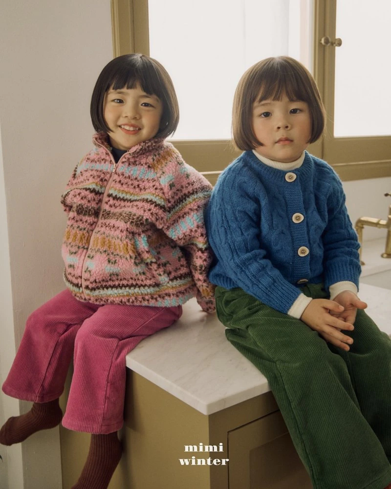 Cable Cardigan by Bymimi for Child - view 7