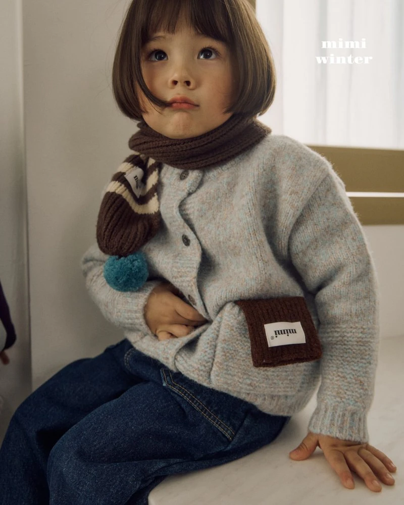 Pompom Scarf by Bymimi for Child - view 8
