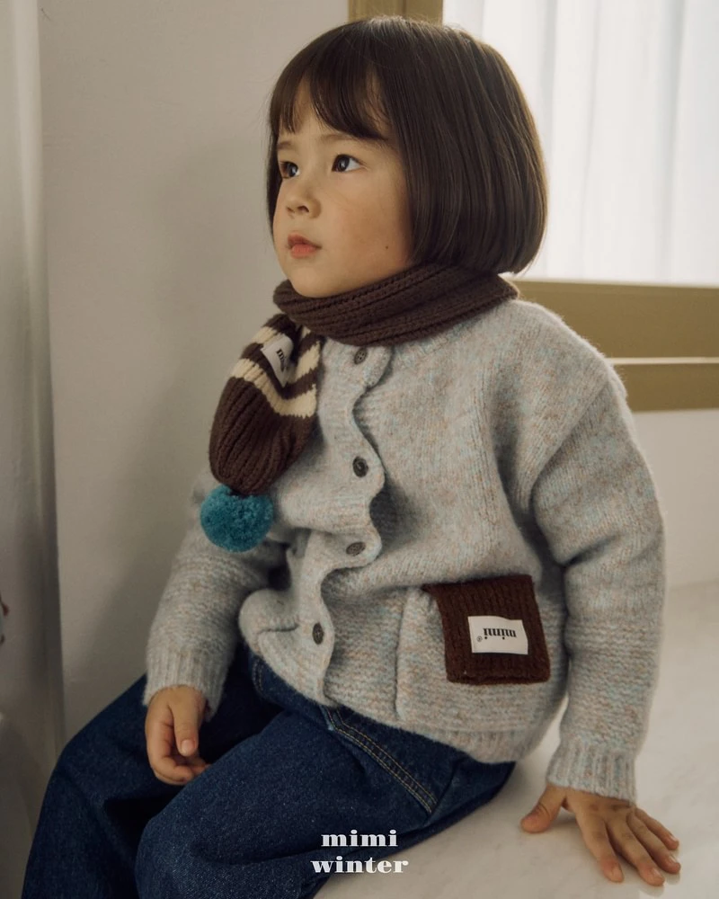 Pompom Scarf by Bymimi for Child - view 10