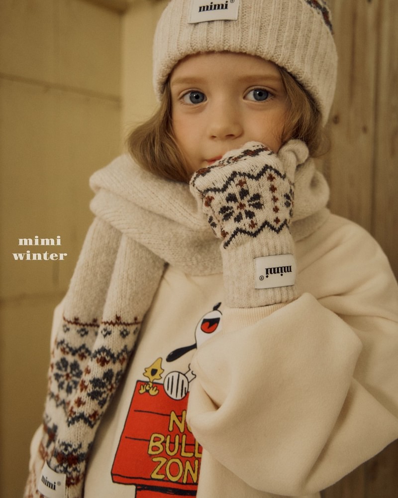 Jacquard Muffler by Bymimi for Child - view 6
