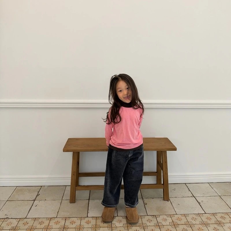 Spy Fleeced Denim Pants by Cantucci Studio for Child - view 5