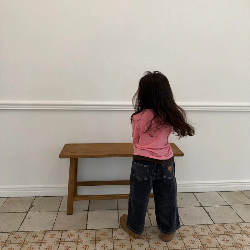 Spy Fleeced Denim Pants by Cantucci Studio for Child - view 8