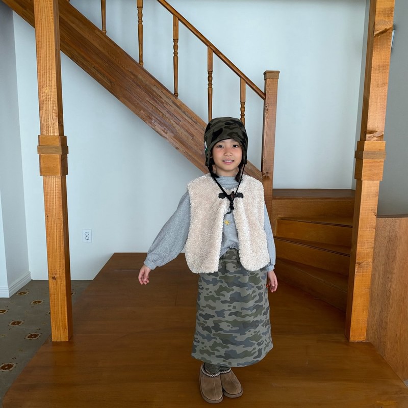 Camo Long Skirt by Cantucci Studio for Child - view 2