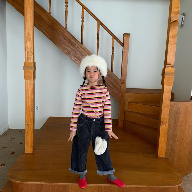 Spy Fleeced Denim Pants by Cantucci Studio for Child - view 11