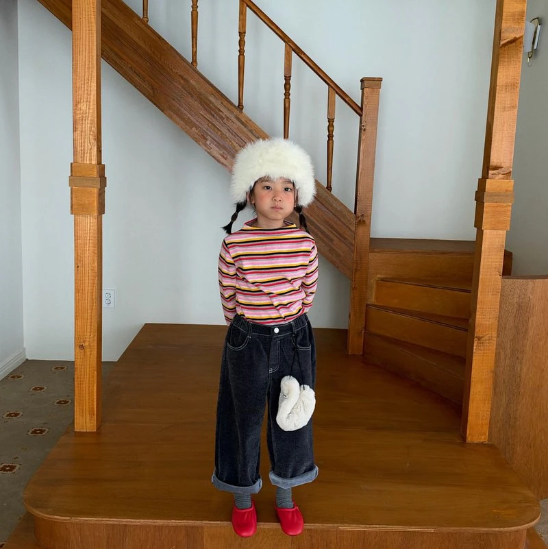 Spy Fleeced Denim Pants by Cantucci Studio for Child - view 12
