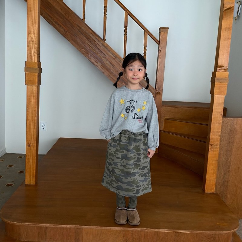 Camo Long Skirt by Cantucci Studio for Child - view 5