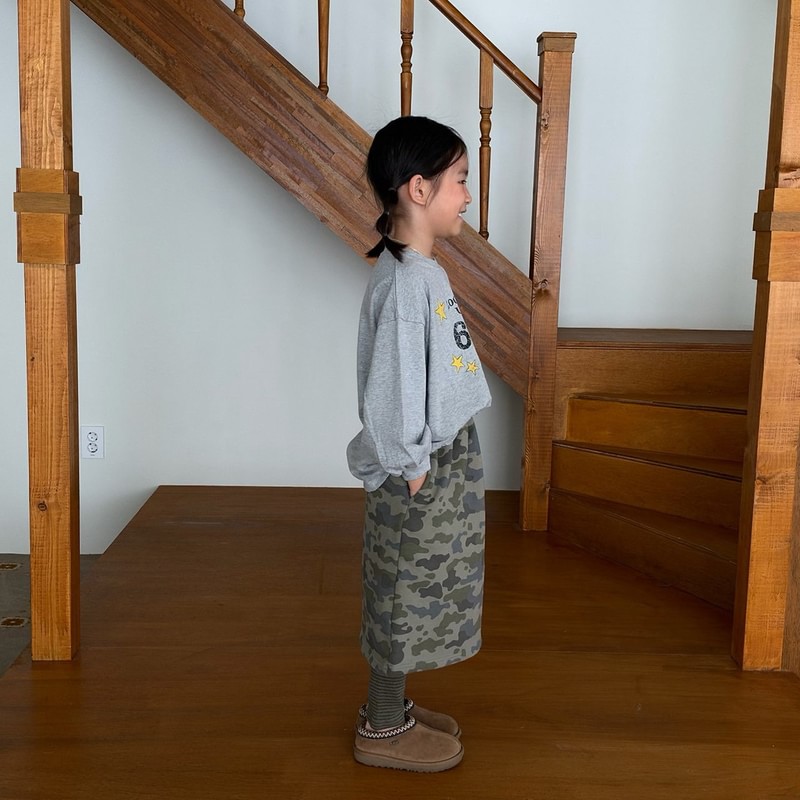 Camo Long Skirt by Cantucci Studio for Child - view 8