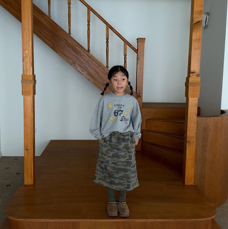 Camo Long Skirt by Cantucci Studio for Child - view 6