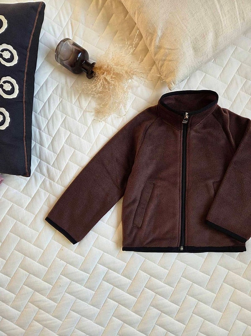 Pogeun Deuce Fleece Zip-Up by Coco Maison for Child - view 7
