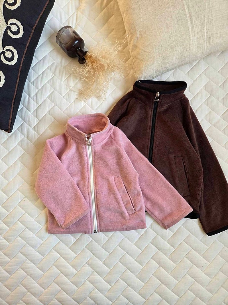 Pogeun Deuce Fleece Zip-Up by Coco Maison for Child - view 2