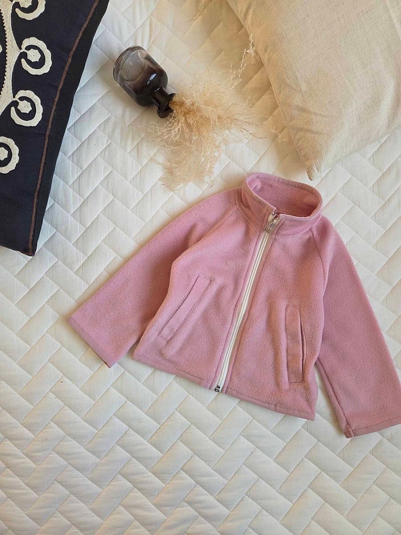 Pogeun Deuce Fleece Zip-Up by Coco Maison for Child - view 3
