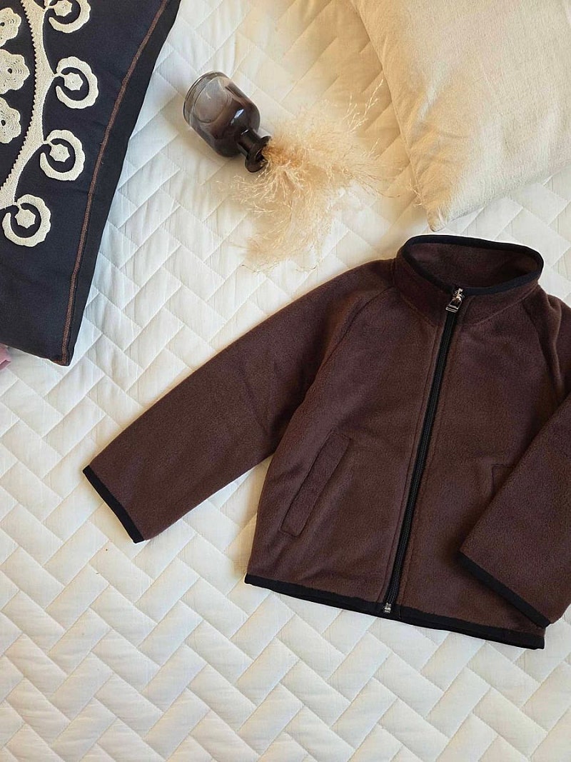 Pogeun Deuce Fleece Zip-Up by Coco Maison for Child - view 5