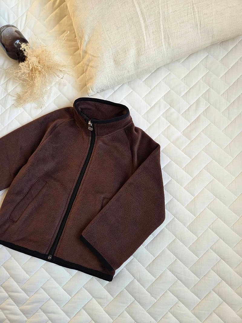 Pogeun Deuce Fleece Zip-Up by Coco Maison for Child - view 6