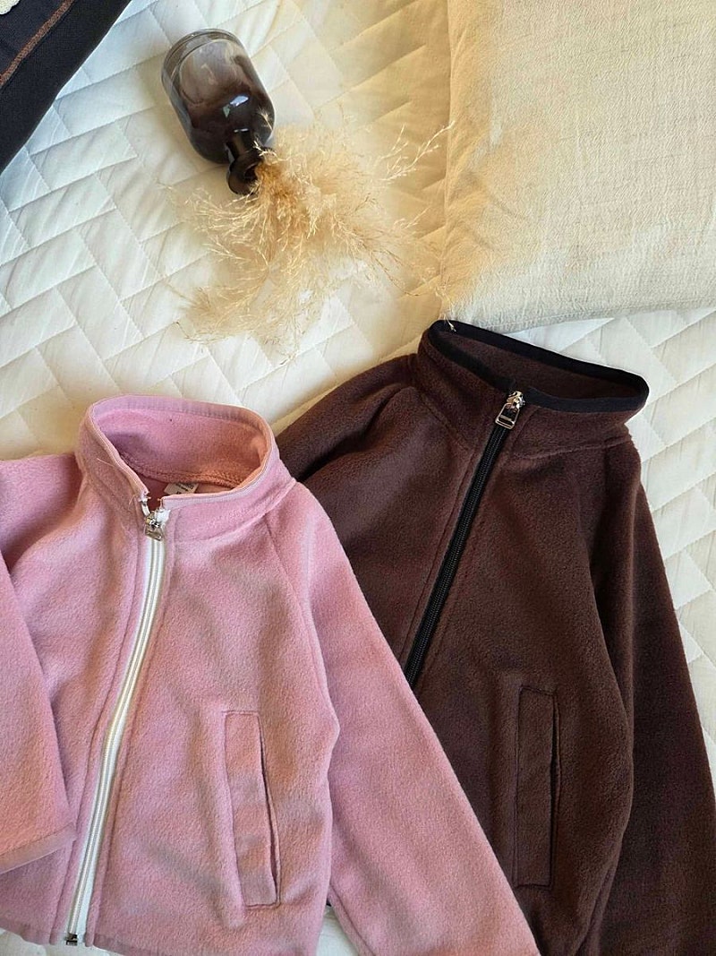 Pogeun Deuce Fleece Zip-Up by Coco Maison for Child - view 9