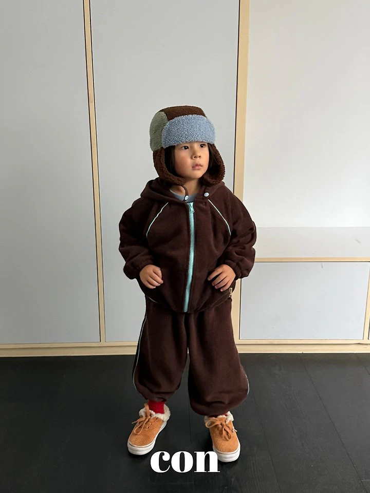 Draw Hood Zip-up by Con for Baby - view 11