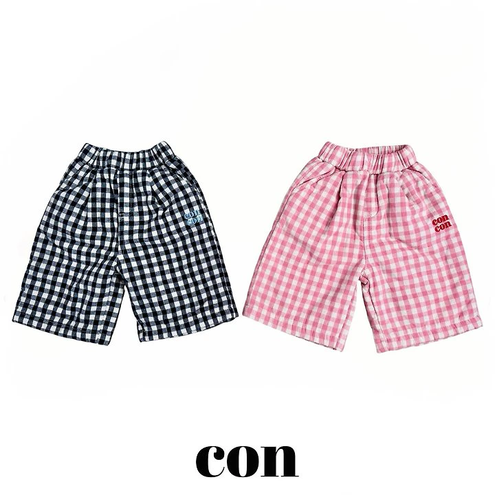 Check Padded Pants by Con for Baby - view 1