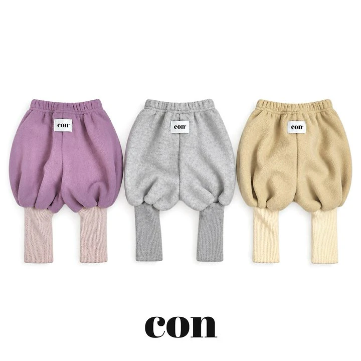 Bongbong Rib Trim Pants by Con for Baby - view 1