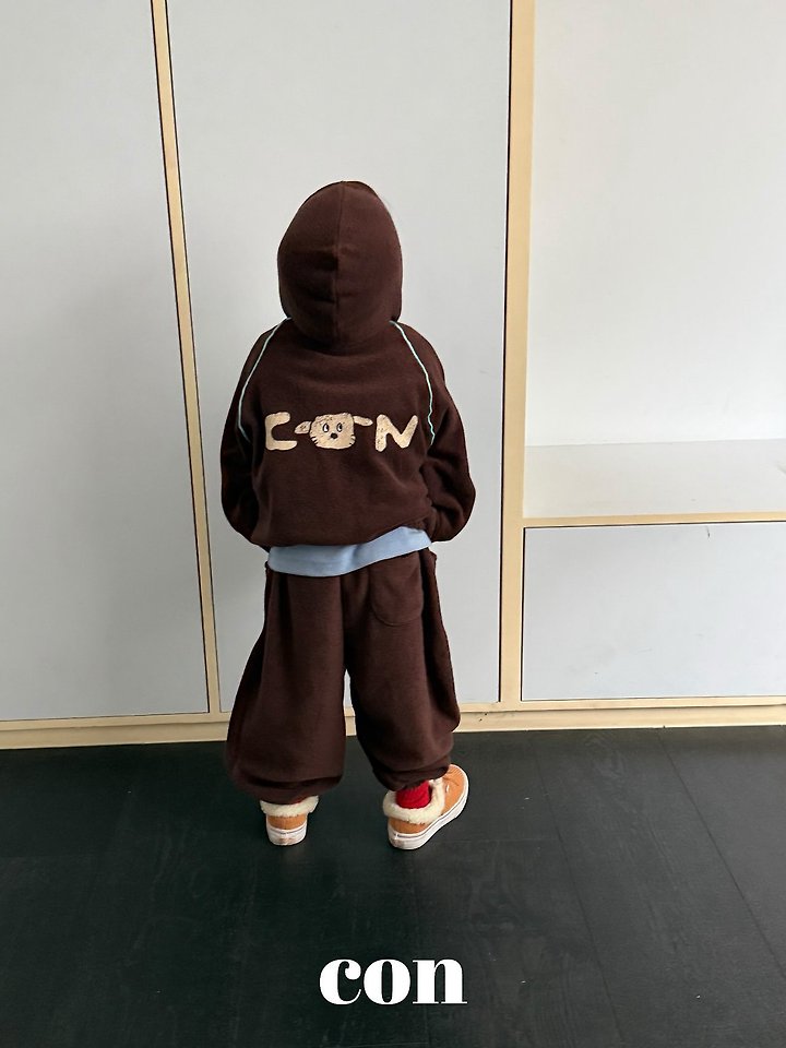 Snow Fluffy Striped Jogger Pants by Con for Baby - view 3