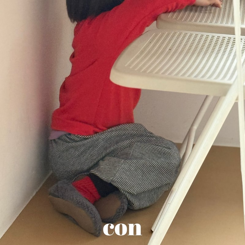 Kkomu Stripe Jogger Pants by Con for Baby - view 9