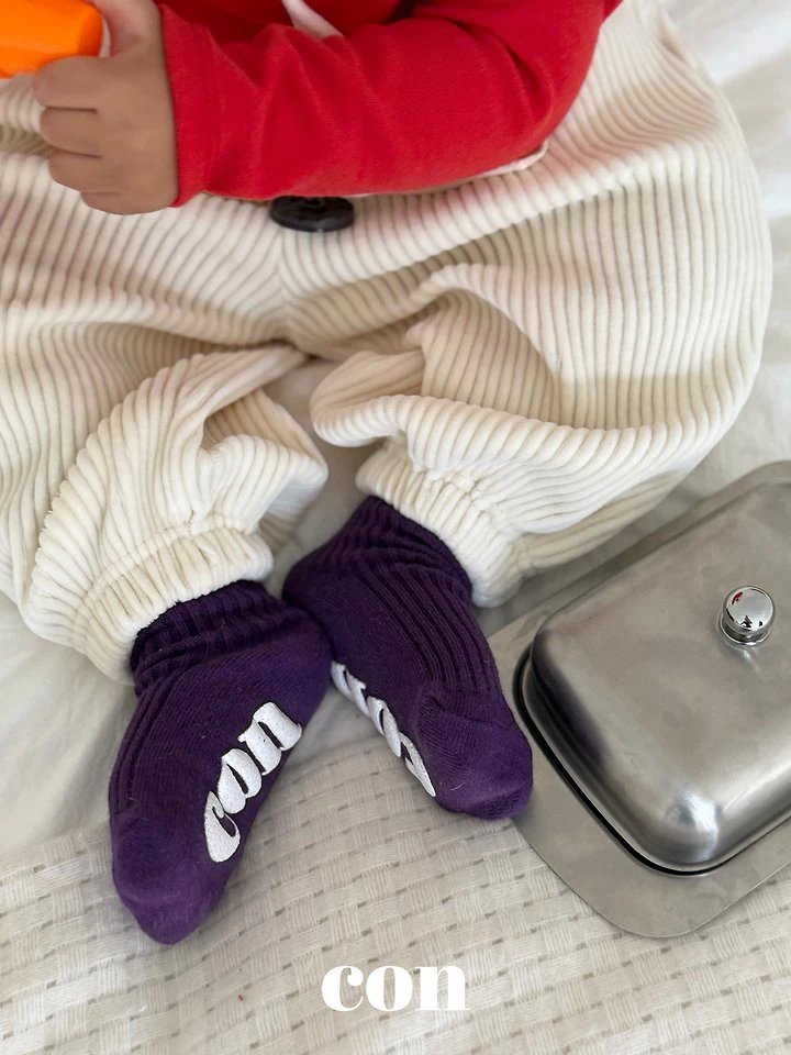 Chewy Ribbed Jogger Pants by Con for Baby - view 2