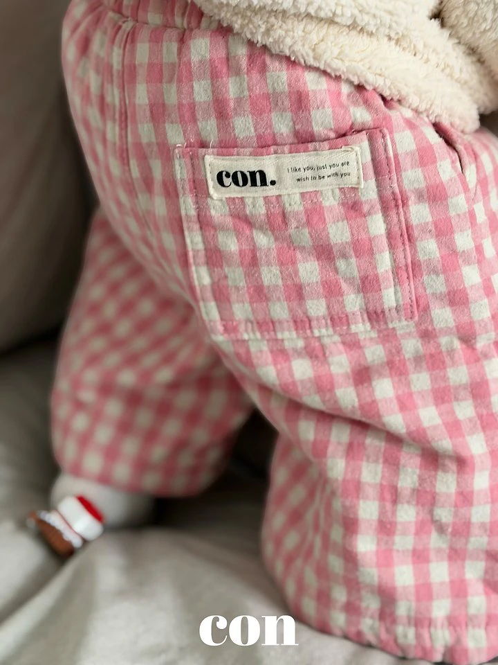 Check Padded Pants by Con for Baby - view 5