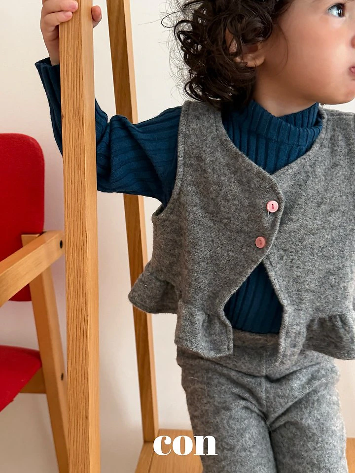 Front Back Frill Vest by Con for Baby - view 11
