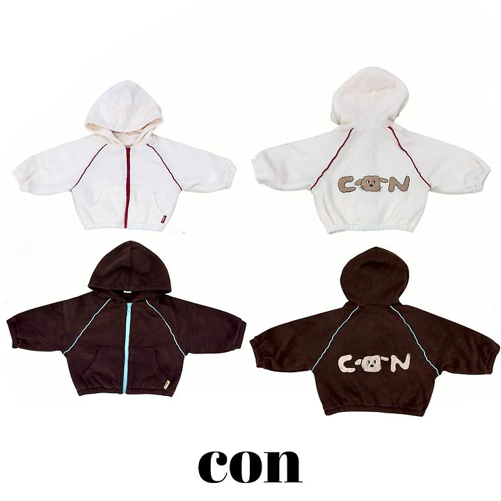 Draw Hood Zip-up by Con for Baby - view 1