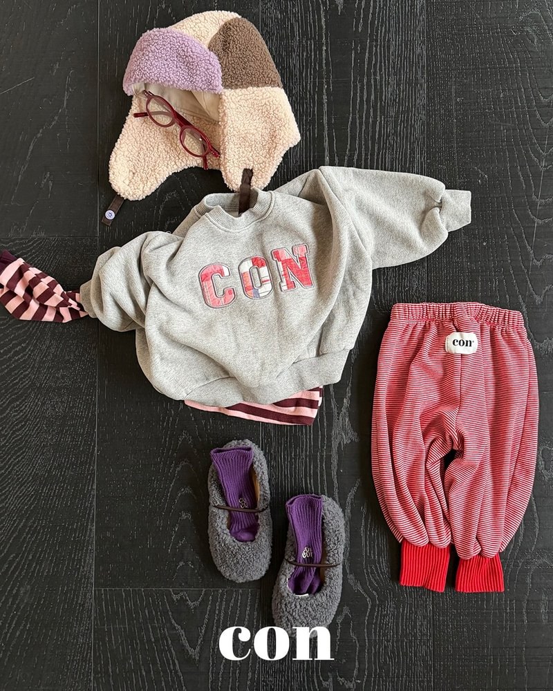 Kkomu Stripe Jogger Pants by Con for Baby - view 11