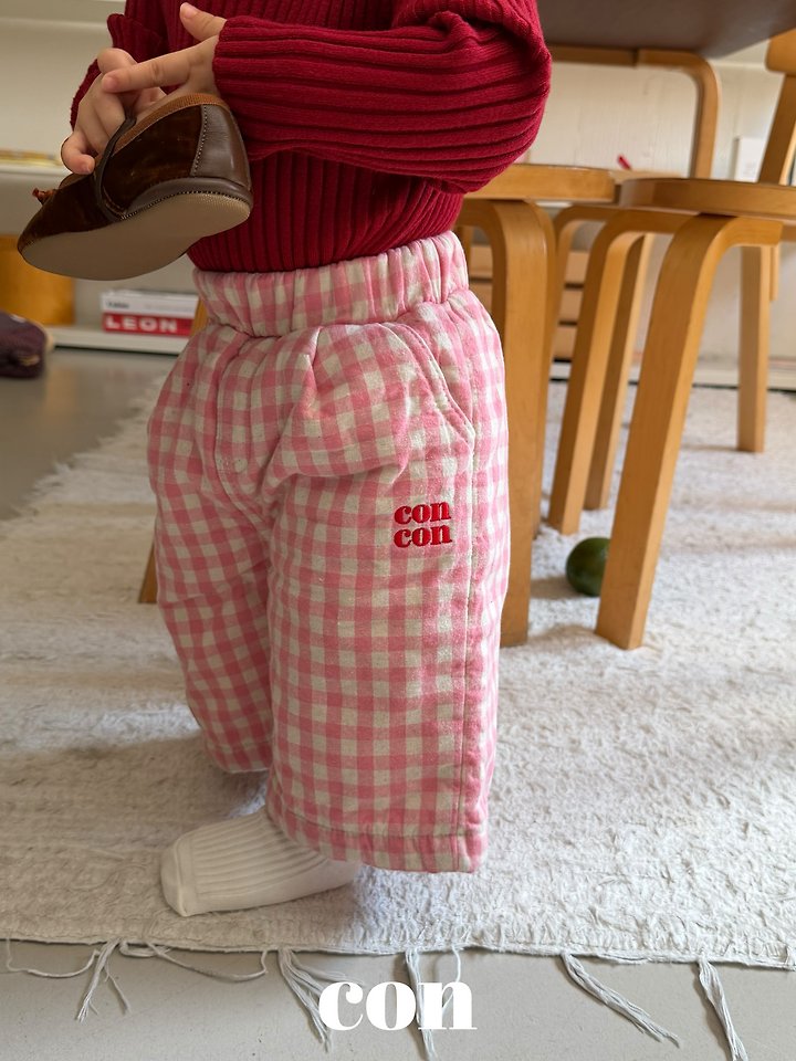 Check Padded Pants by Con for Baby - view 6