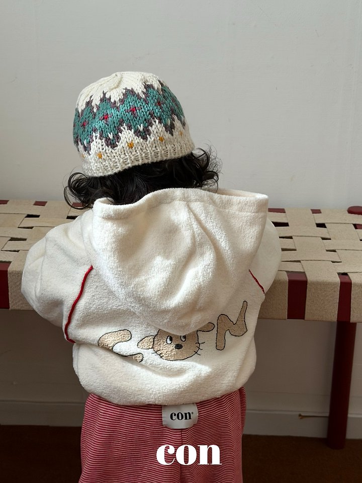 Draw Hood Zip-up by Con for Baby - view 2