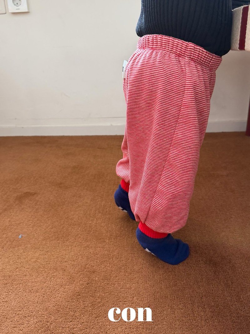 Kkomu Stripe Jogger Pants by Con for Baby - view 12