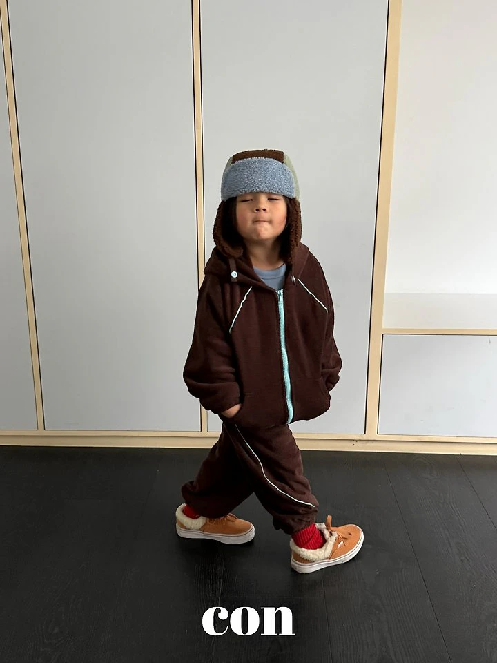 Snow Fluffy Striped Jogger Pants by Con for Baby - view 10