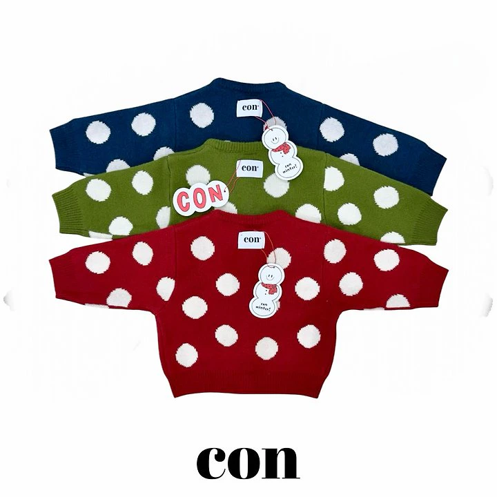 Snowman Cardigan by Con for Baby - view 1