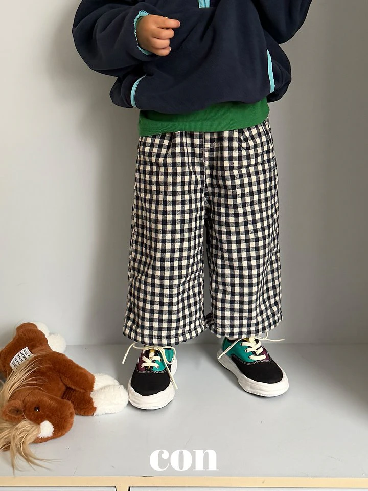 Check Padded Pants by Con for Baby - view 12